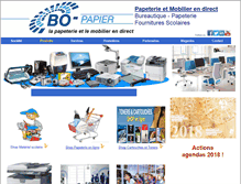 Tablet Screenshot of bopapier.ch